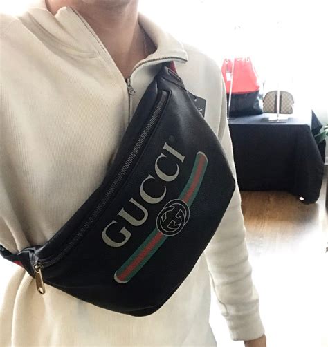 cheap gucci fanny pack mens|gucci belt bag men's sale.